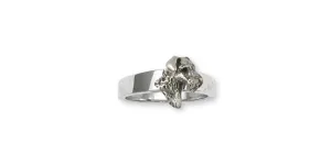 Airedale Terrier Ring Jewelry Sterling Silver Handmade Dog Ring AR11-R