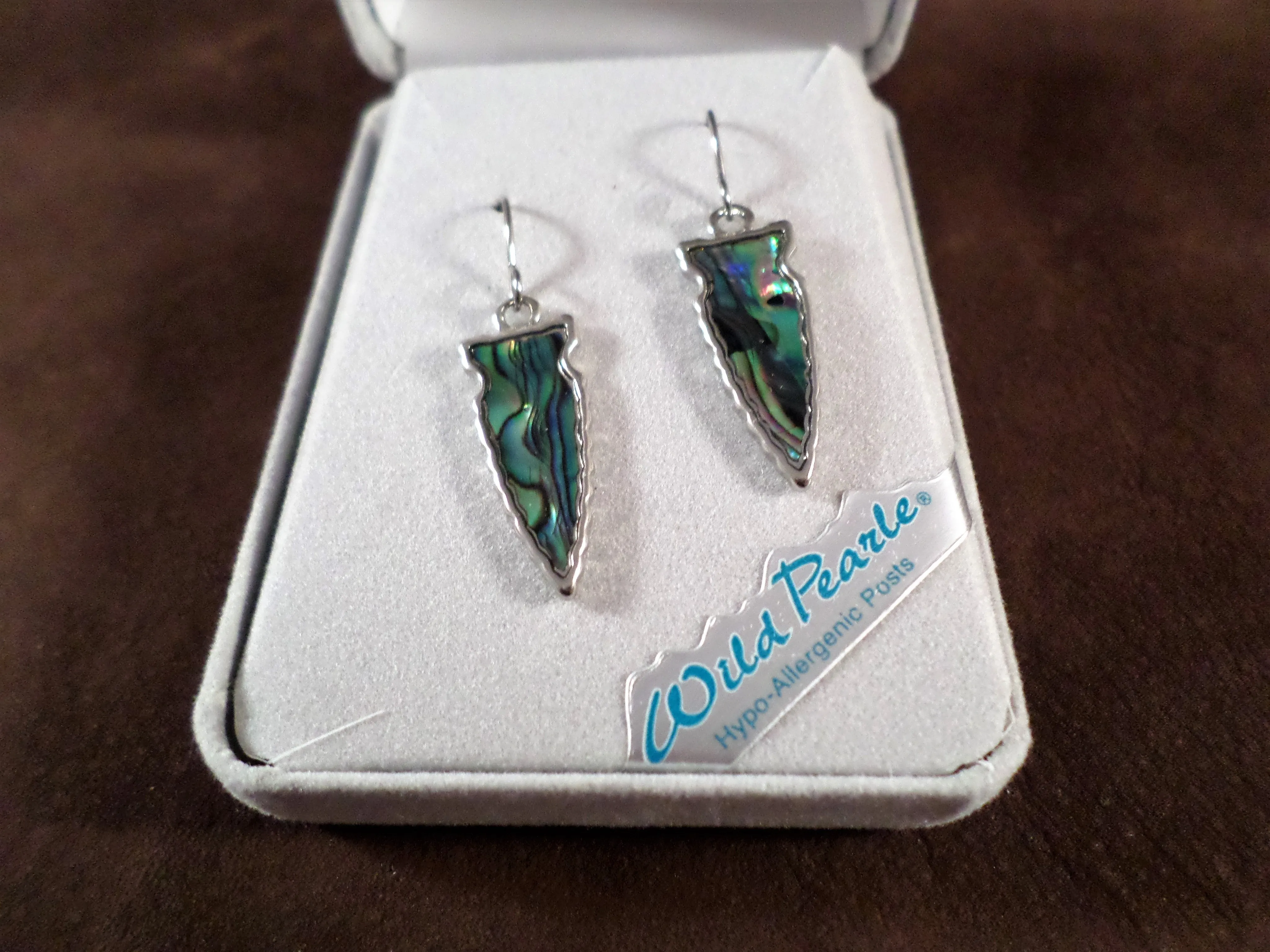 Arrowhead Abalone Earrings