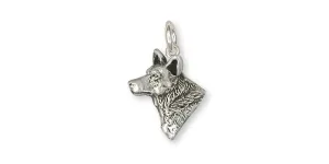 Australian Cattle Dog Charm Jewelry Sterling Silver Handmade Dog Charm ACD3-C