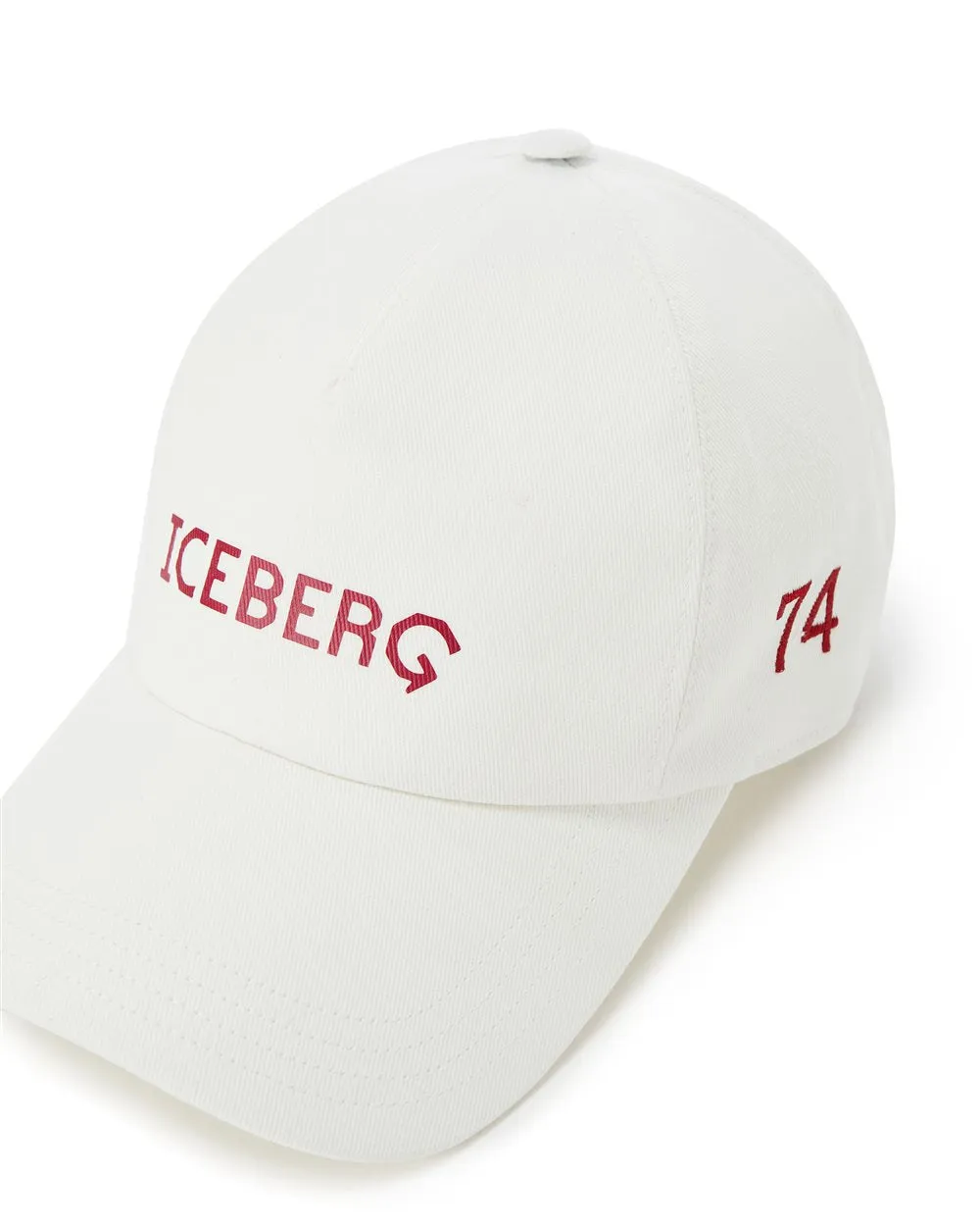 Baseball cap with contrasting logo (White) - I24710369501111