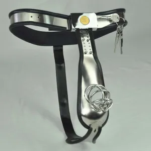 BDSM Male Lock Chastity Belt