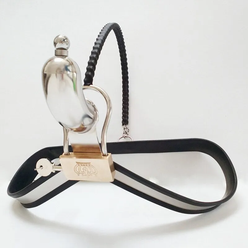 BDSM Pants Cock Cage Male Chastity Belt