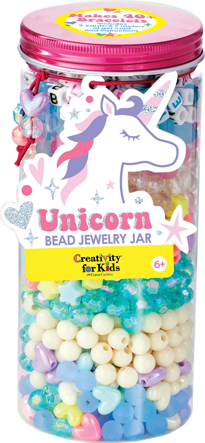 Bead Jewelry Jar Unicorn