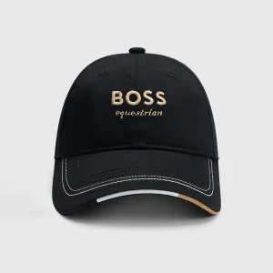 BOSS Equestrian Embroidery Cap - Black