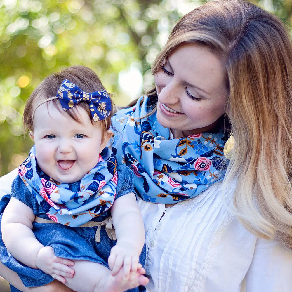 Boy's Bow Tie / Birch Floral In Periwinkle