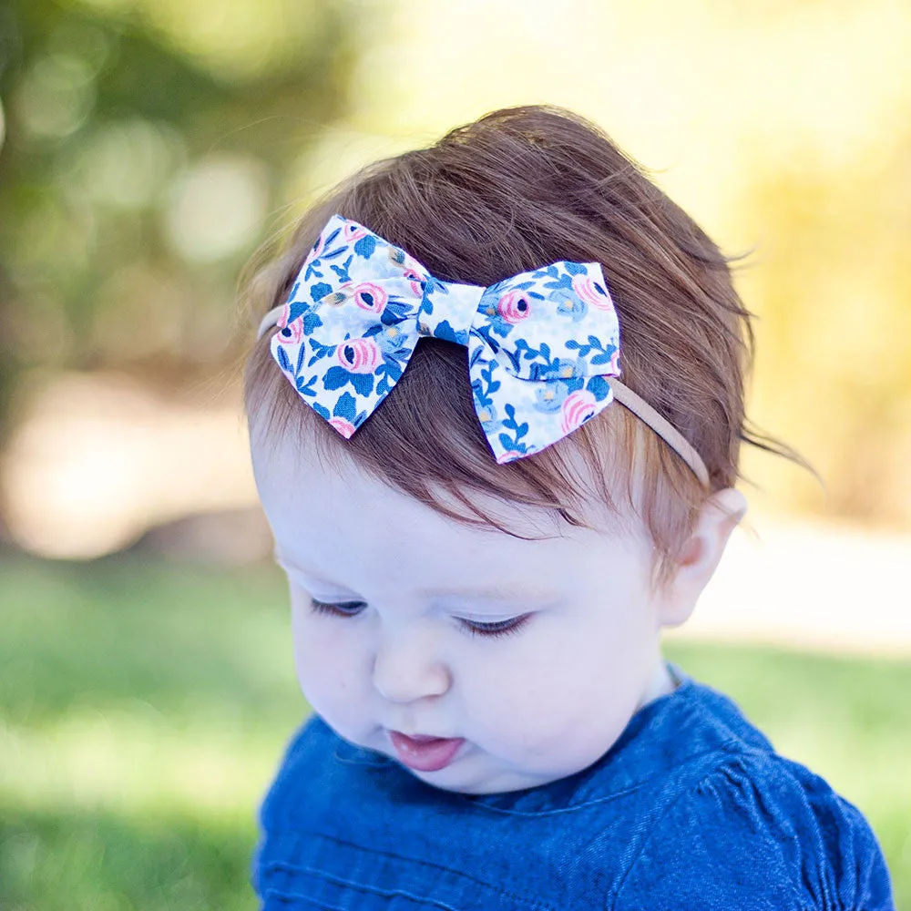 Boy's Bow Tie / Rosa In Periwinkle