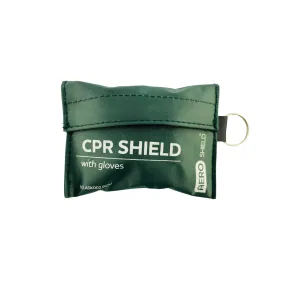 CPR Face Shield with Gloves in Pouch Keyring - Aero (1)