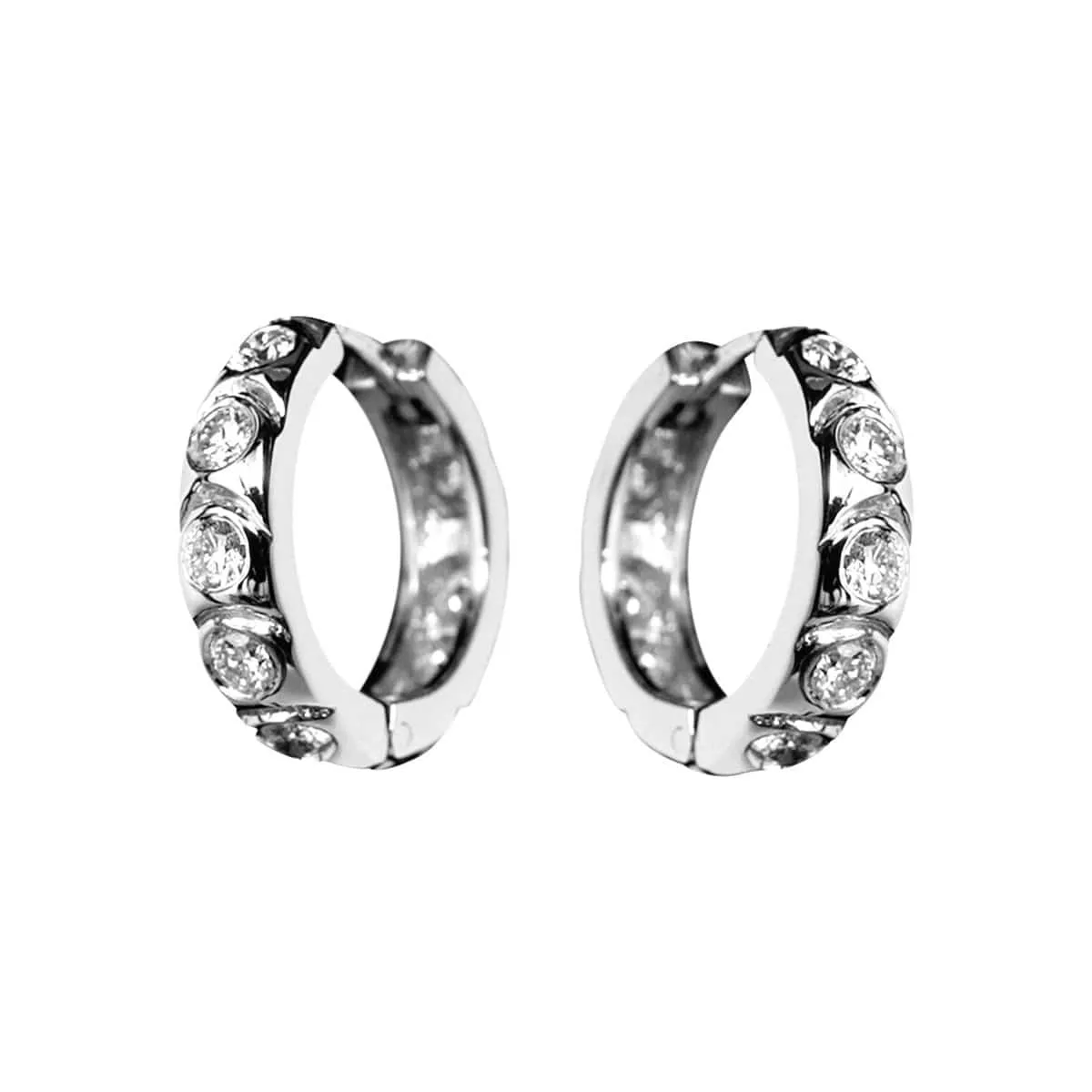 DIAMOND HUGGIES EARRINGS