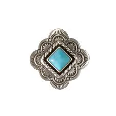 Diamond Turquoise Bead