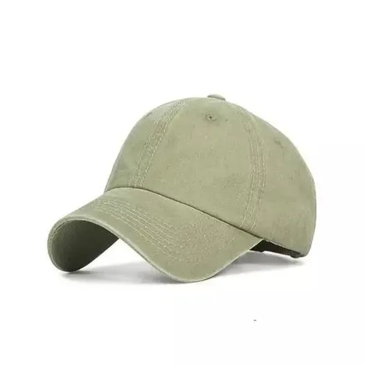 Distressed Wash Ponytail Baseball Cap