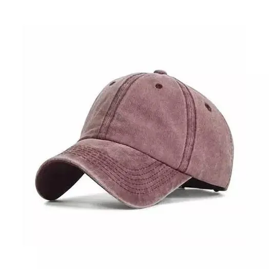 Distressed Wash Ponytail Baseball Cap