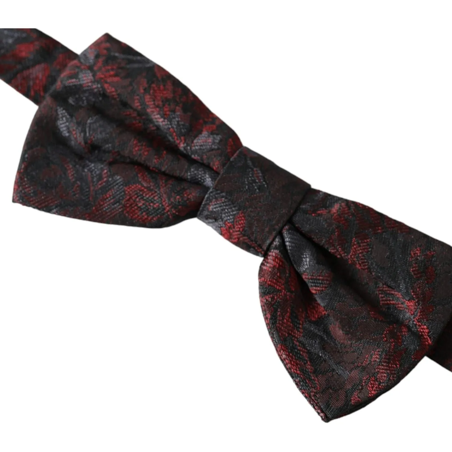 Dolce & Gabbana Multicolor Floral Silk Adjustable Neck Men Bow Tie