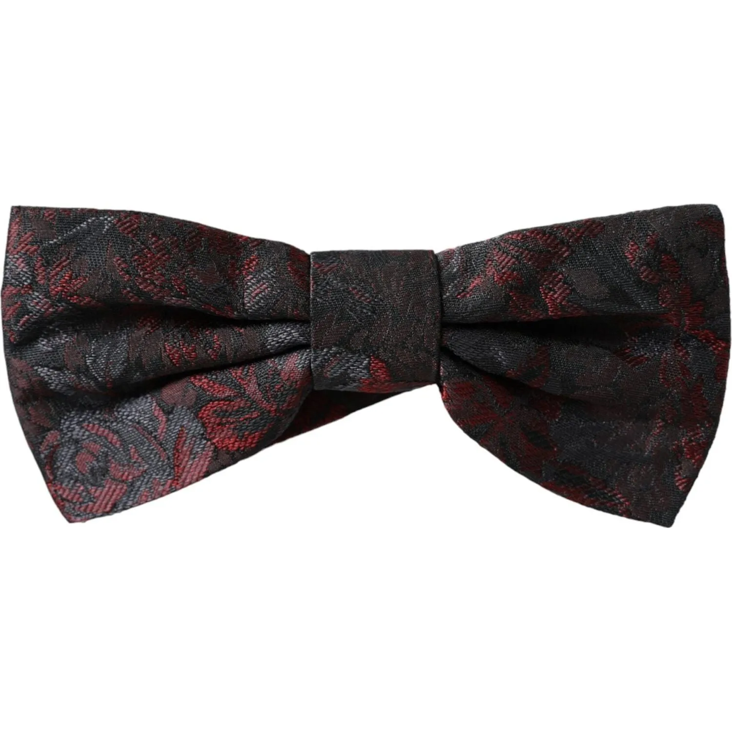 Dolce & Gabbana Multicolor Floral Silk Adjustable Neck Men Bow Tie