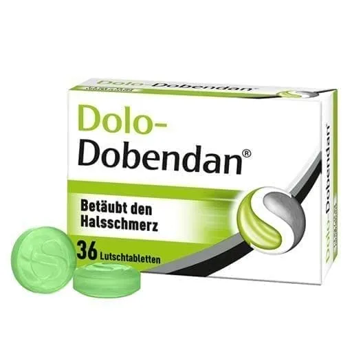 DOLO-DOBENDAN sore throat cure lozenges