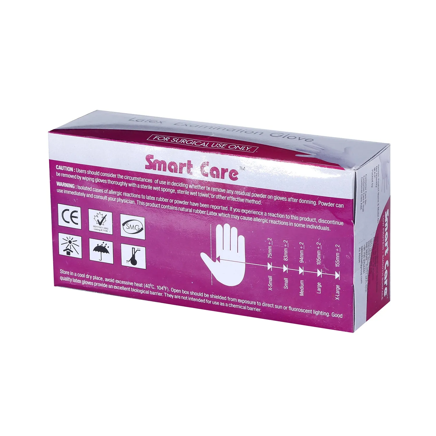 Examination Gloves Powdered Small 100 Pcs