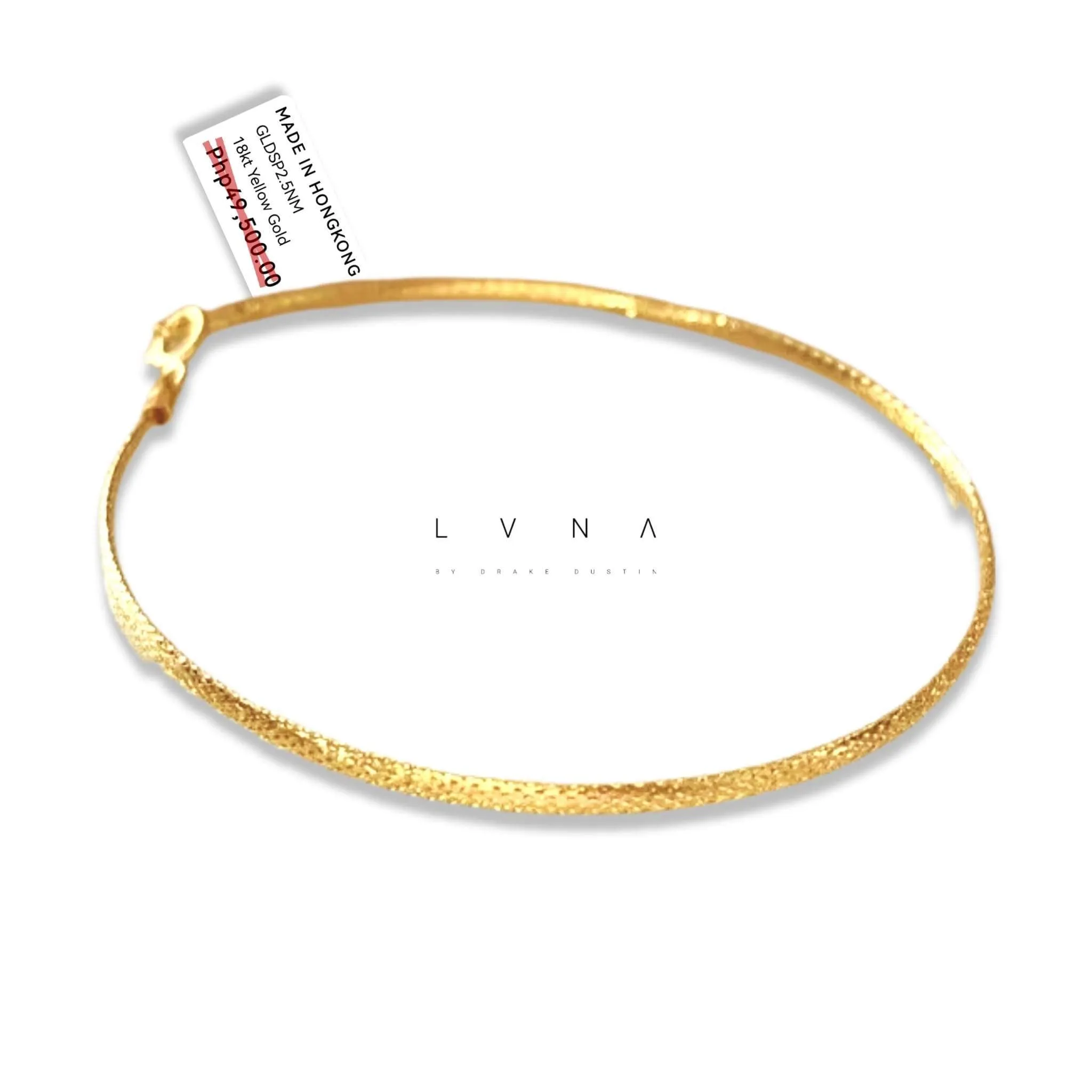 #GOLD2024 | 18K Golden Omega Mesh Light Bracelet