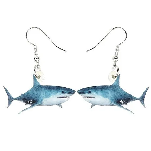 Great White Shark Earrings