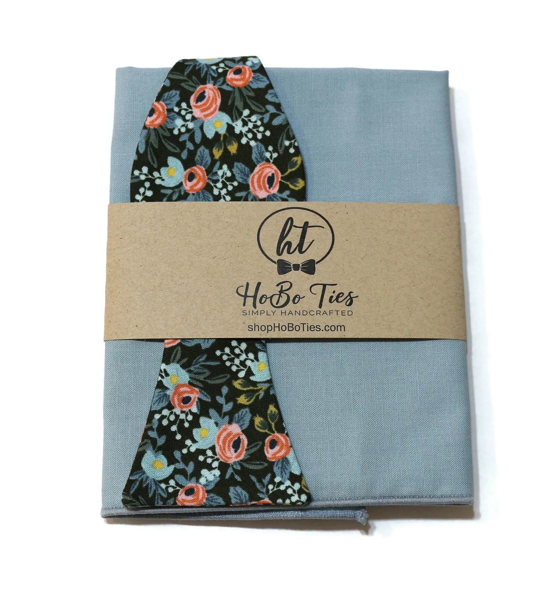 Hunter Rosa Floral Bow Tie