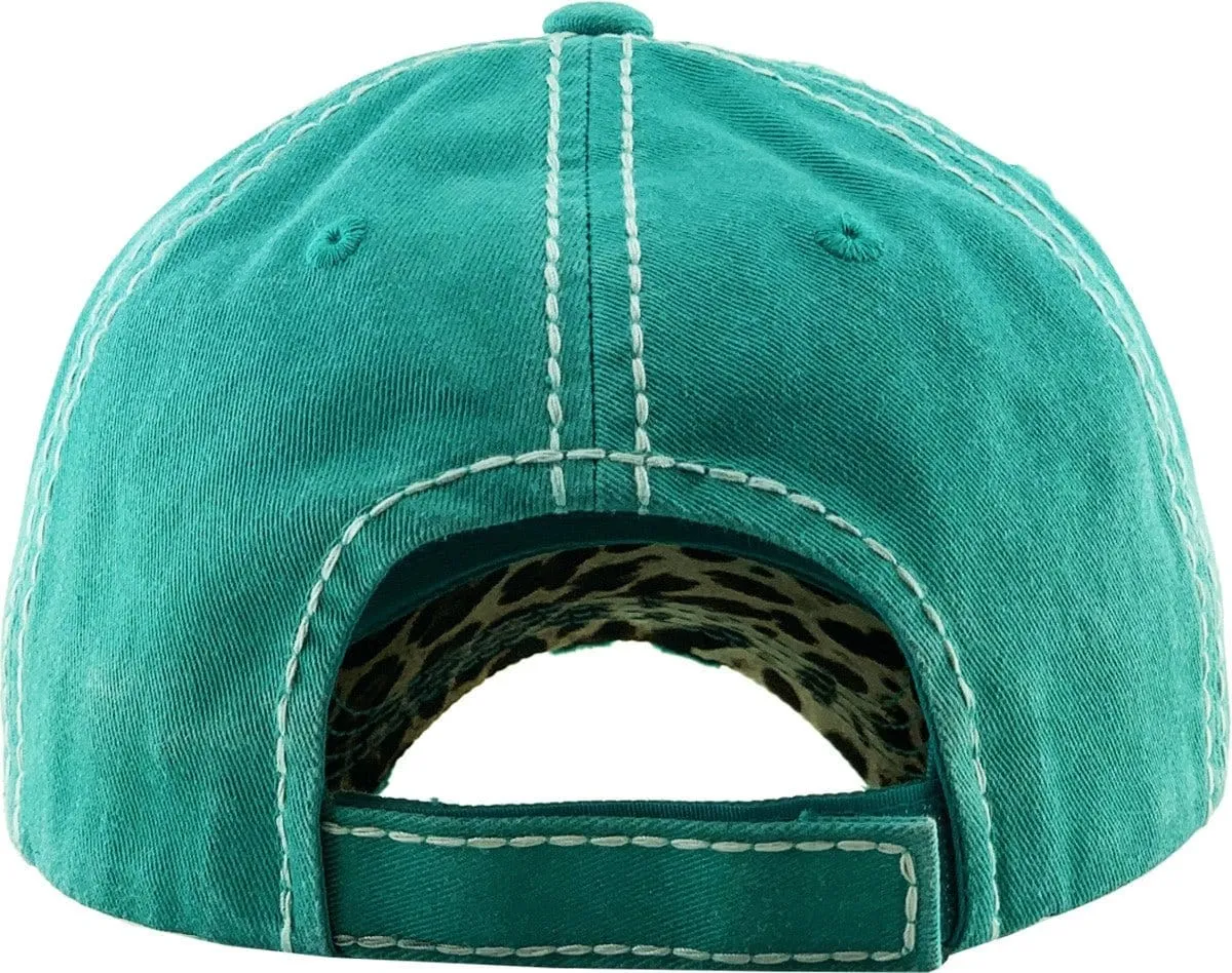 KBV1342 "Butt First Jesus" Vintage Washed Baseball Cap