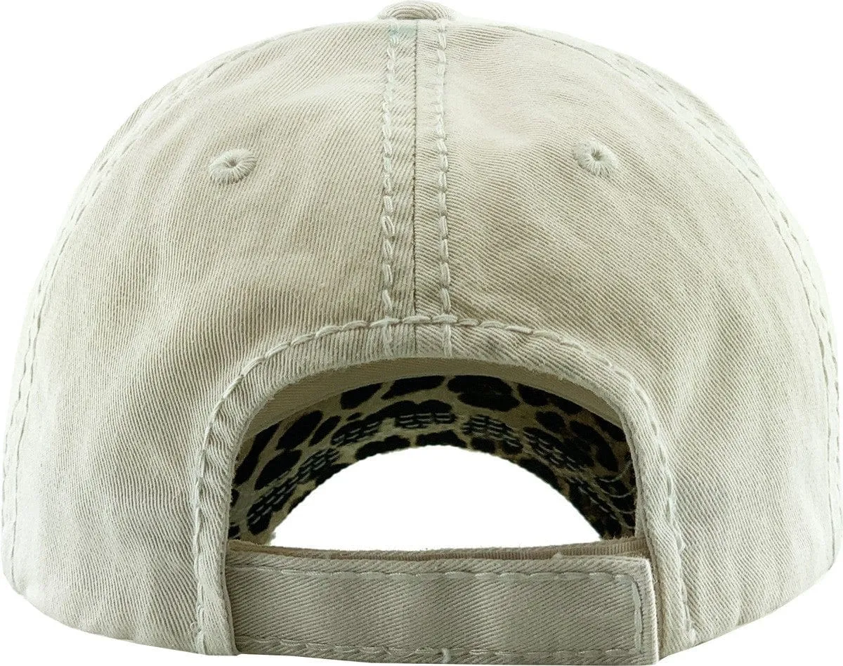 KBV1342 "Butt First Jesus" Vintage Washed Baseball Cap