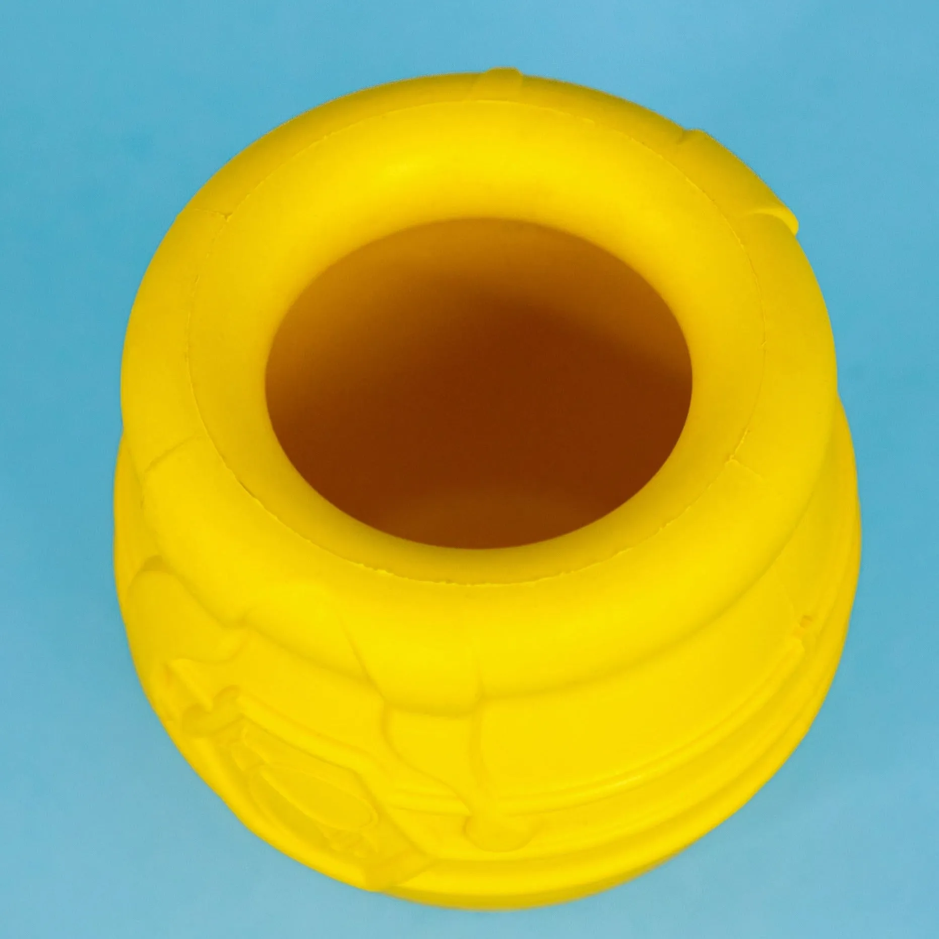 Large Honey Pot Durable Rubber Treat Dispenser & Enrichment Toy for Dogs