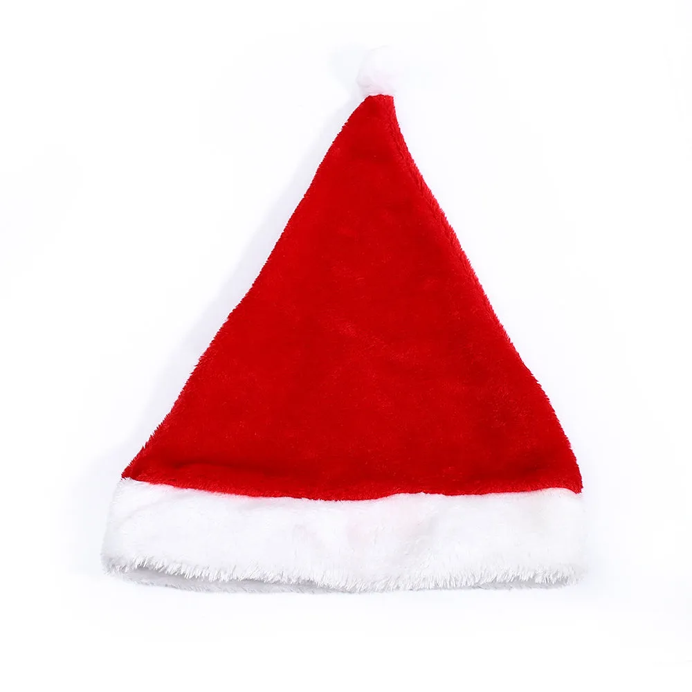 LED Christmas Santa Hat, Blinking Color-Changing Light Up LED Lights(2Pack)