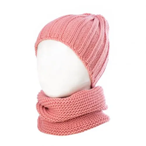 Lovely Cute Soft Baby Kids  Boy Girl Yarn Knitted  Winter  Warm  Beanie  Cap Hat Scarf Spring Warm Neck Collar Kids Beanies Sets