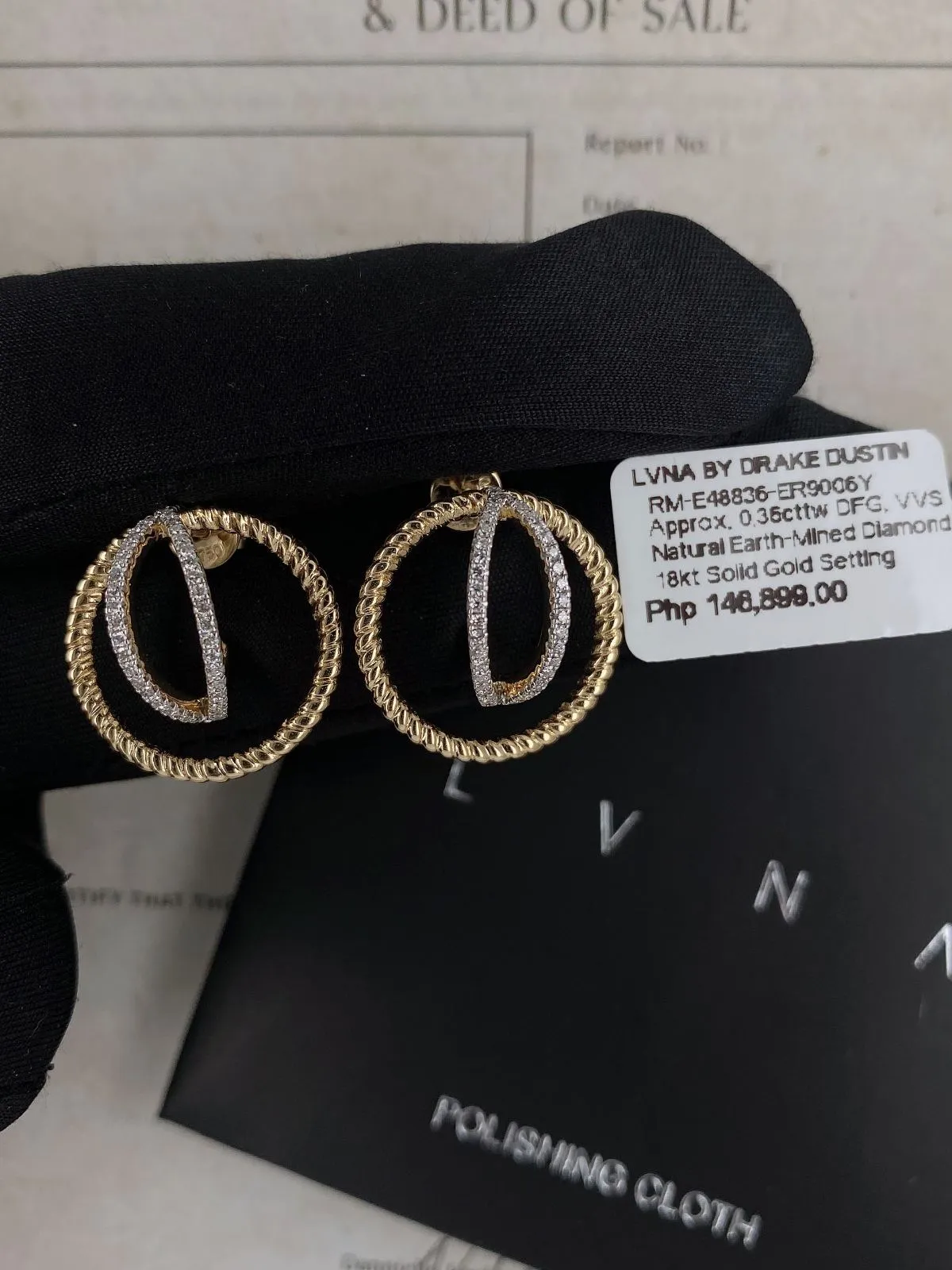 #LVNA2024 | Golden Rope Bali Diamond Earrings 18kt