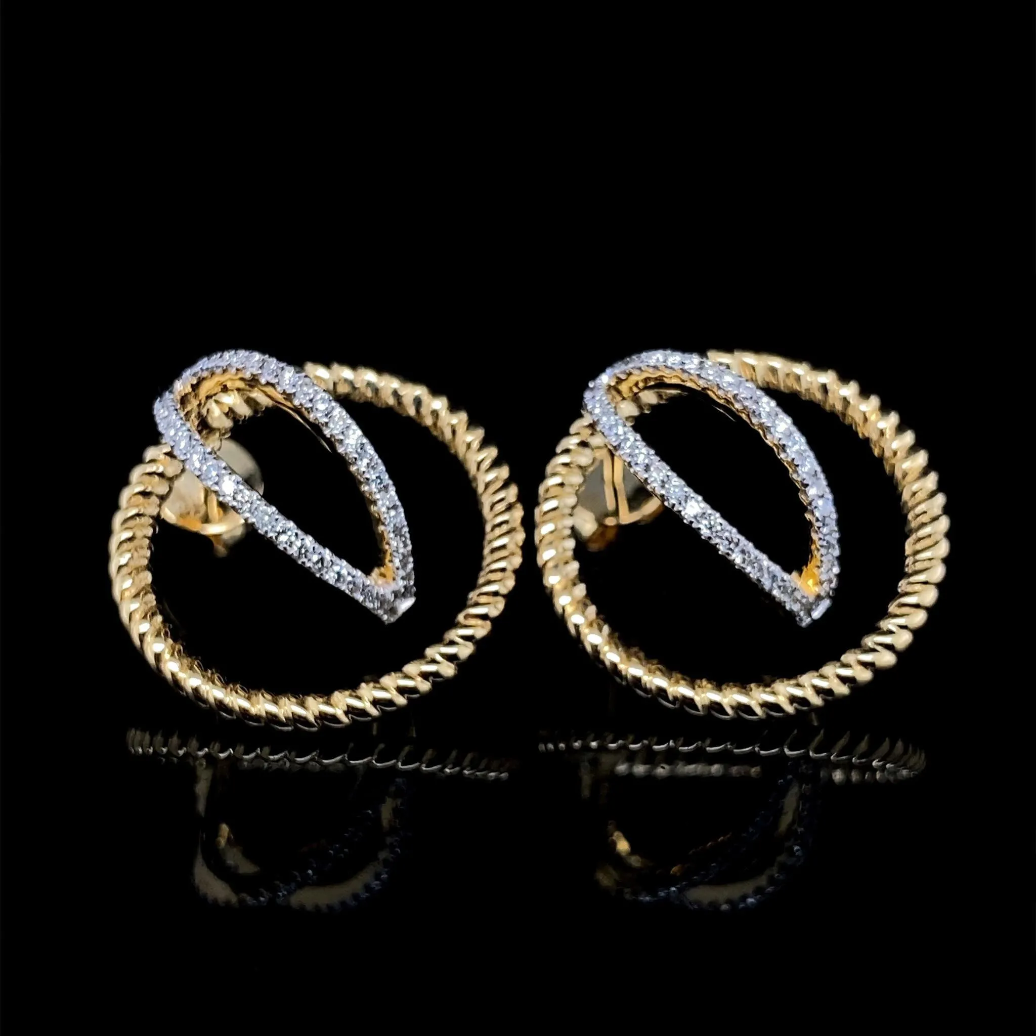 #LVNA2024 | Golden Rope Bali Diamond Earrings 18kt