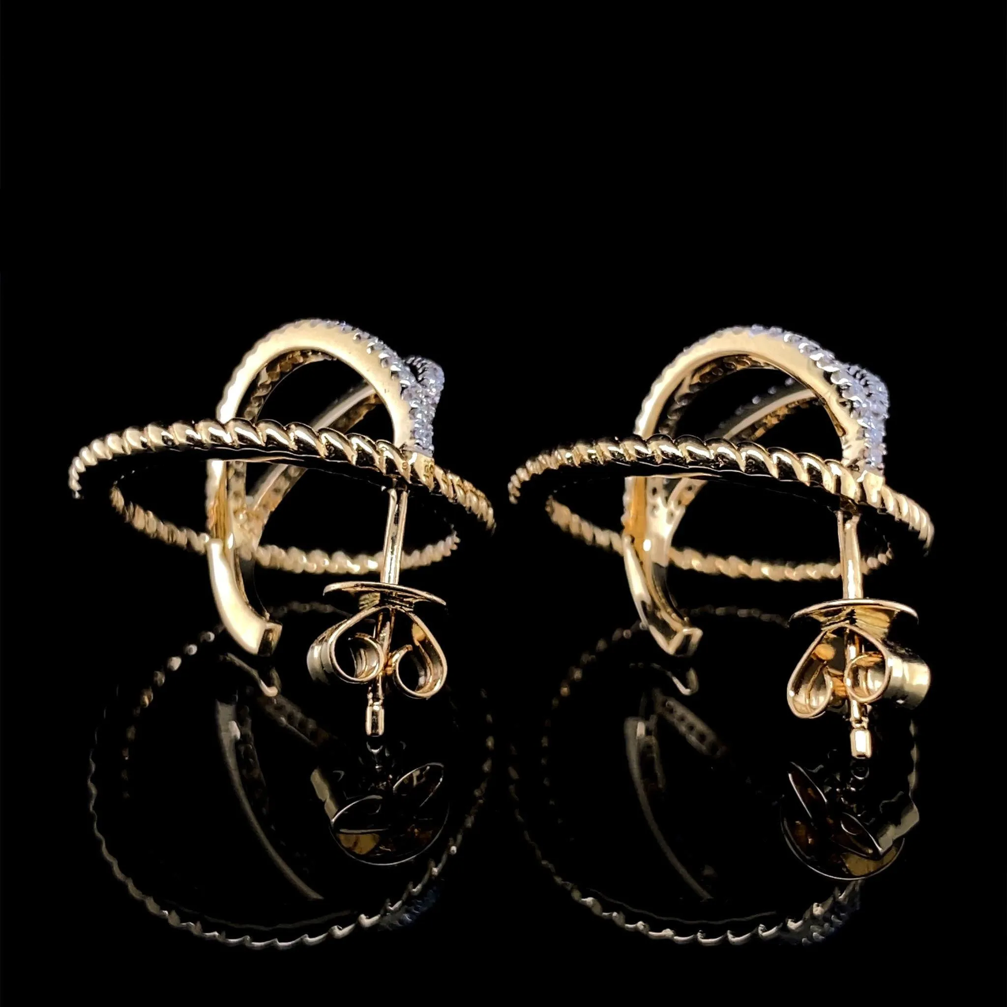 #LVNA2024 | Golden Rope Bali Diamond Earrings 18kt