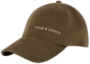 Lyle and Scott Accessories Cord Baseball Cap Olive