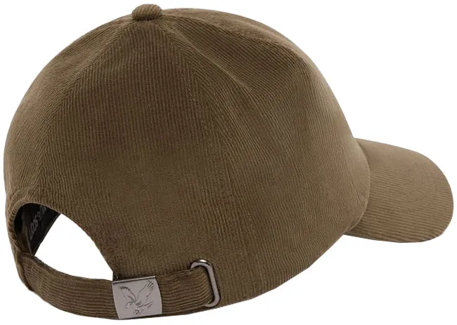 Lyle and Scott Accessories Cord Baseball Cap Olive