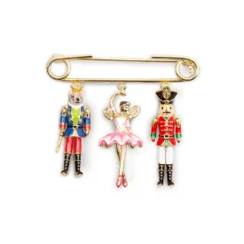 Nutcracker Charm Brooch