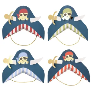 Pirate Party Hats (8 pack)