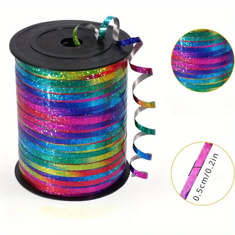 Rainbow Curling Ribbon for Gift Wrapping and Party Decor