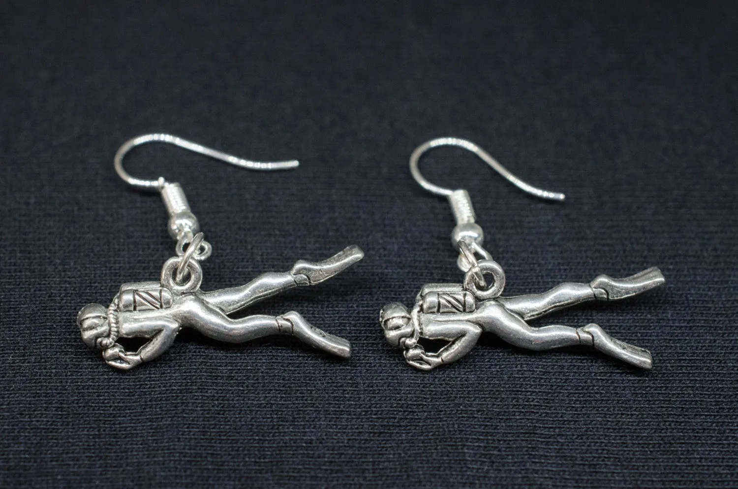 Scuba Diver Earrings