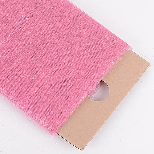 Shocking Pink - Premium Glitter Tulle Fabric ( W: 54 Inch | L: 10 Yards )