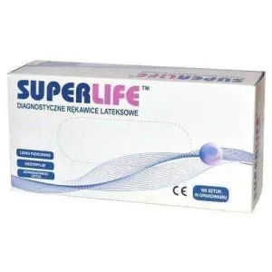 Sterile latex gloves Superlife size M x 100 pieces