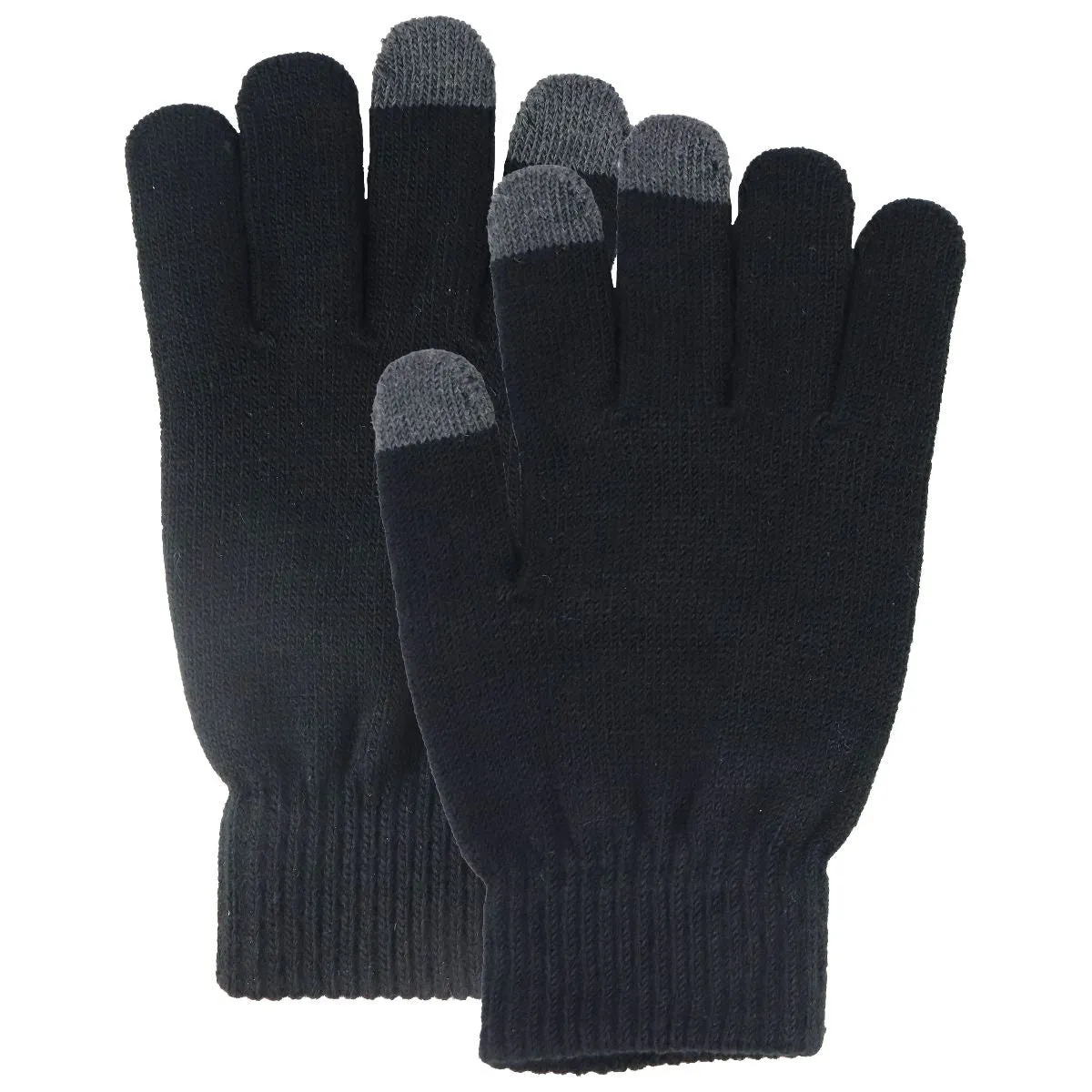 Touchscreen Gloves for Smartphones and Tablets - Medium / Black