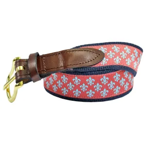 Étouffée Orange Boys’ Mini Fleur De Lis Club Belt