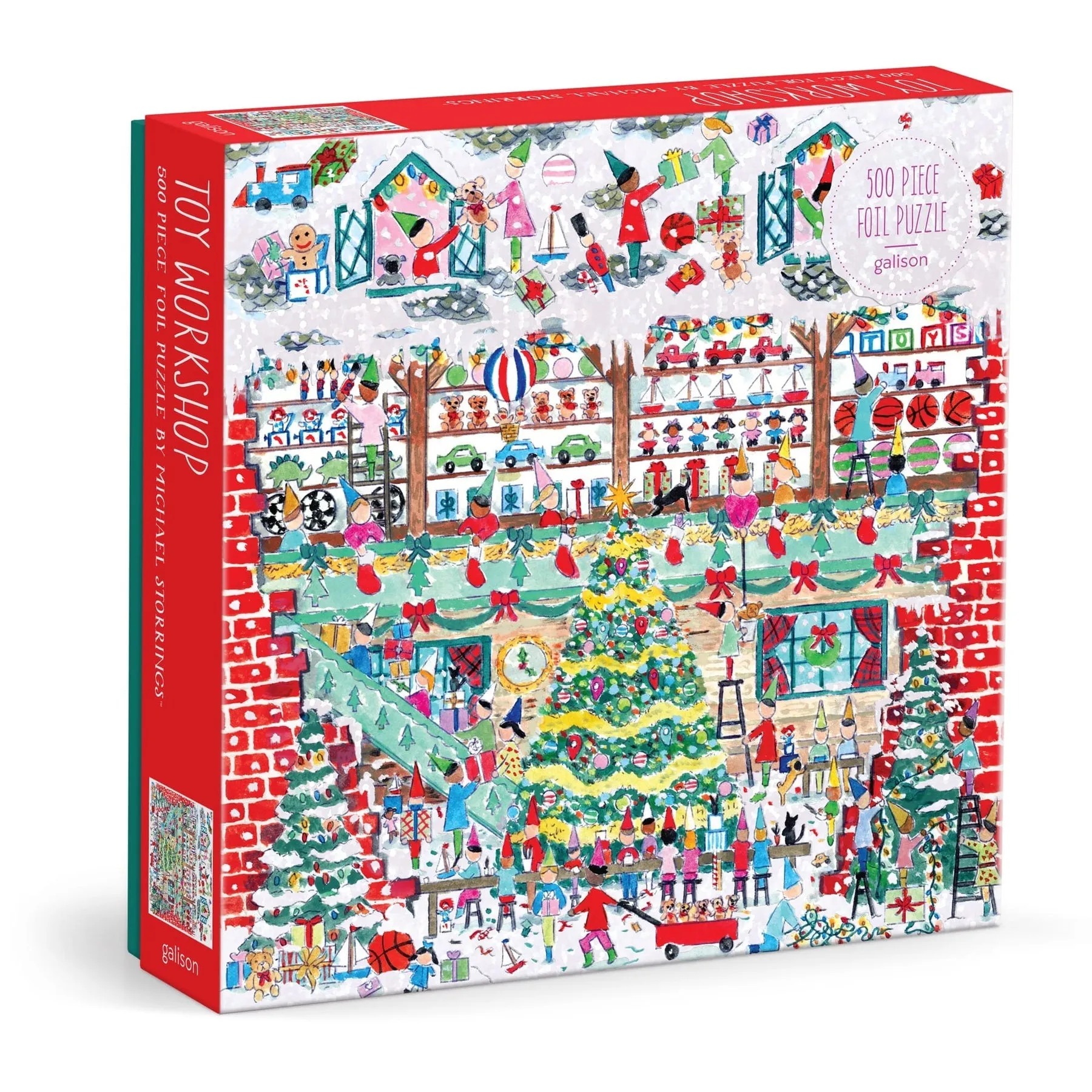 Toy Workshop Foil Jigsaw Puzzle: 500 Pieces