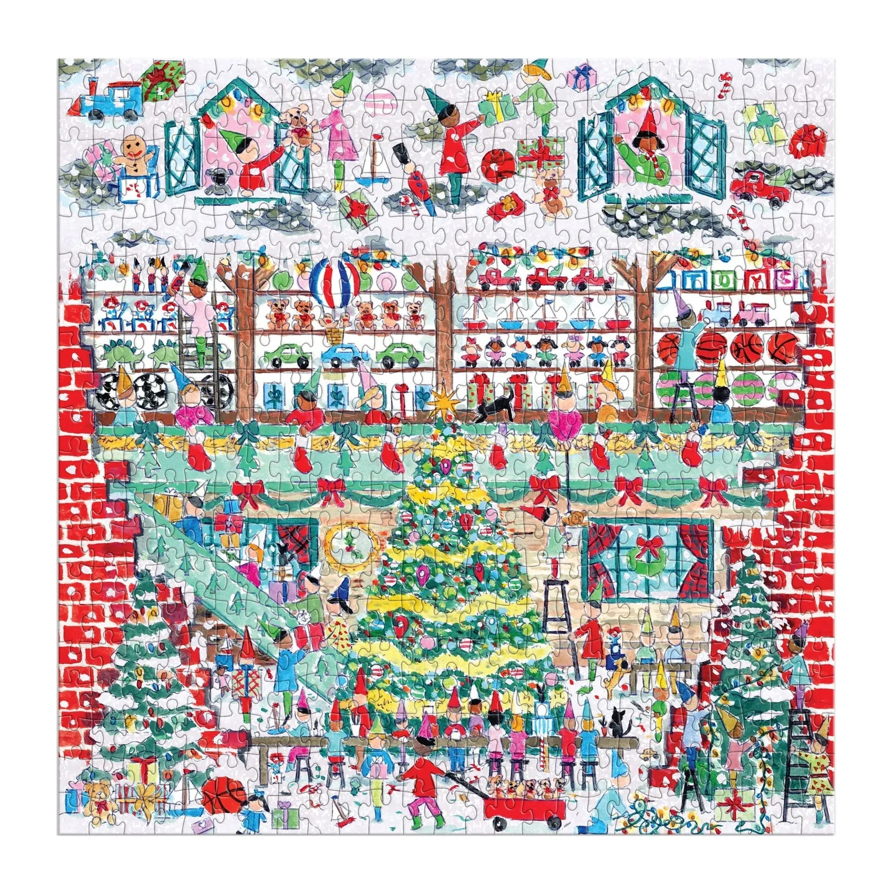 Toy Workshop Foil Jigsaw Puzzle: 500 Pieces