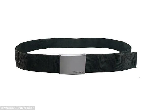 Wazoo Cache Belt : EDC Stash Belt With Hidden Pocket - Free Tool Included